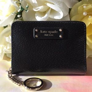 Kate Spade - small key continental wallet - Black